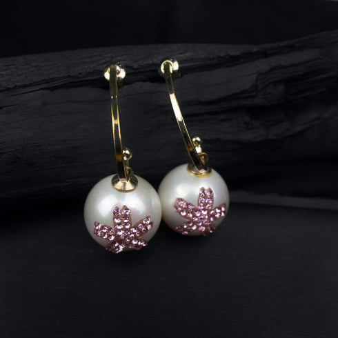 Silver Allure Pearl Earrings - D42-1